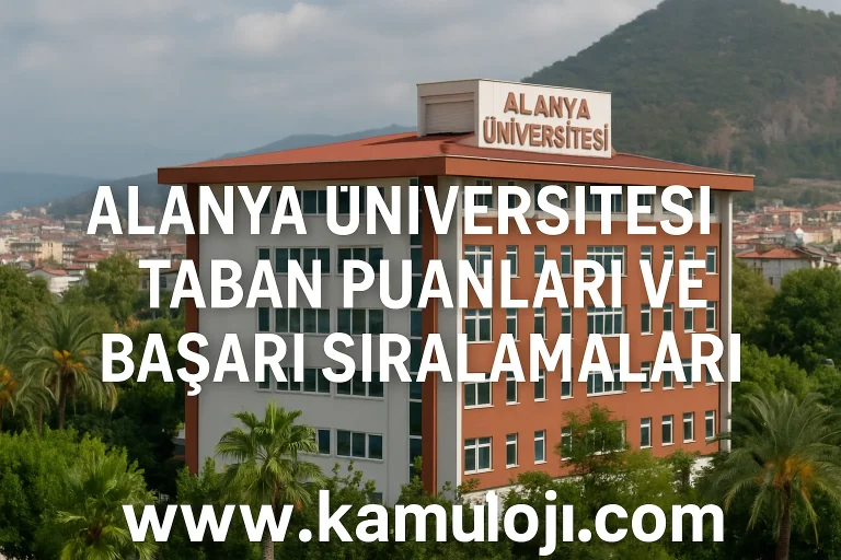 Alanya Üniversitesi Taban Puanları ve Başarı Sıralamaları
