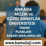 Ankara Müzik ve Güzel Sanatlar Üniversitesi Taban Puanları ve Başarı Sıralamaları