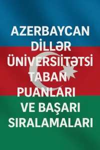 Azerbaycan Diller Üniversitesi Taban Puanları ve Başarı Sıralamaları