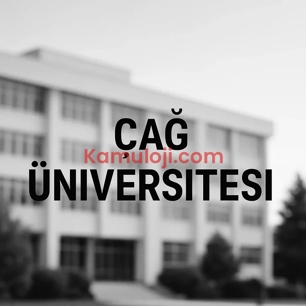 Çağ Üniversitesi Taban Puanları ve Başarı Sıralamaları