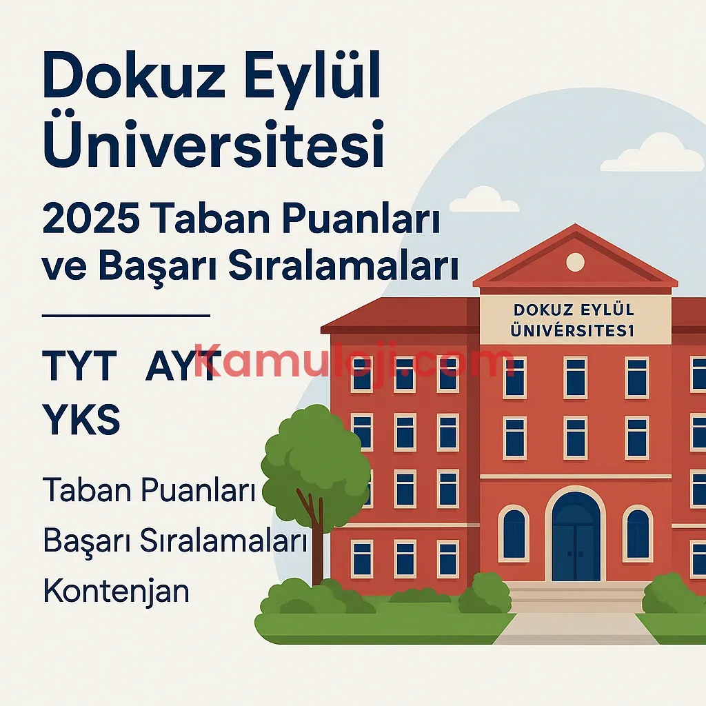 İzmir Dokuz Eylül Üniversitesi (DEÜ) Taban Puanları ve Başarı Sıralamaları