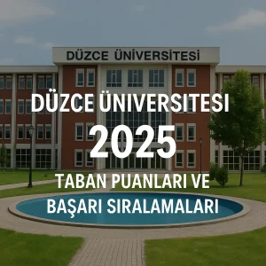 Düzce Üniversitesi (DÜ) Taban Puanları ve Başarı Sıralamaları