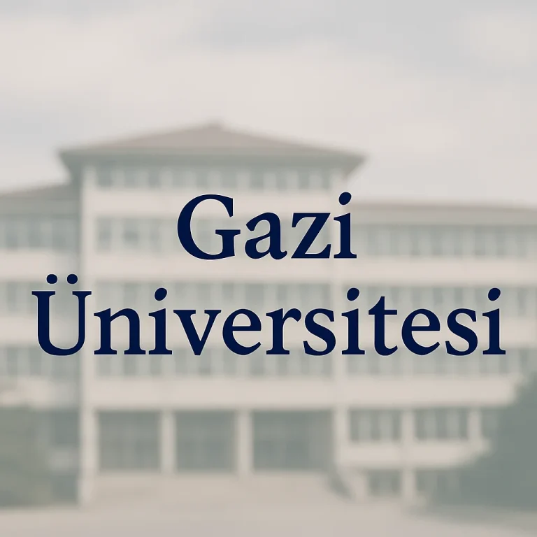Gazi Üniversitesi (GÜ) Taban Puanları ve Başarı Sıralamaları