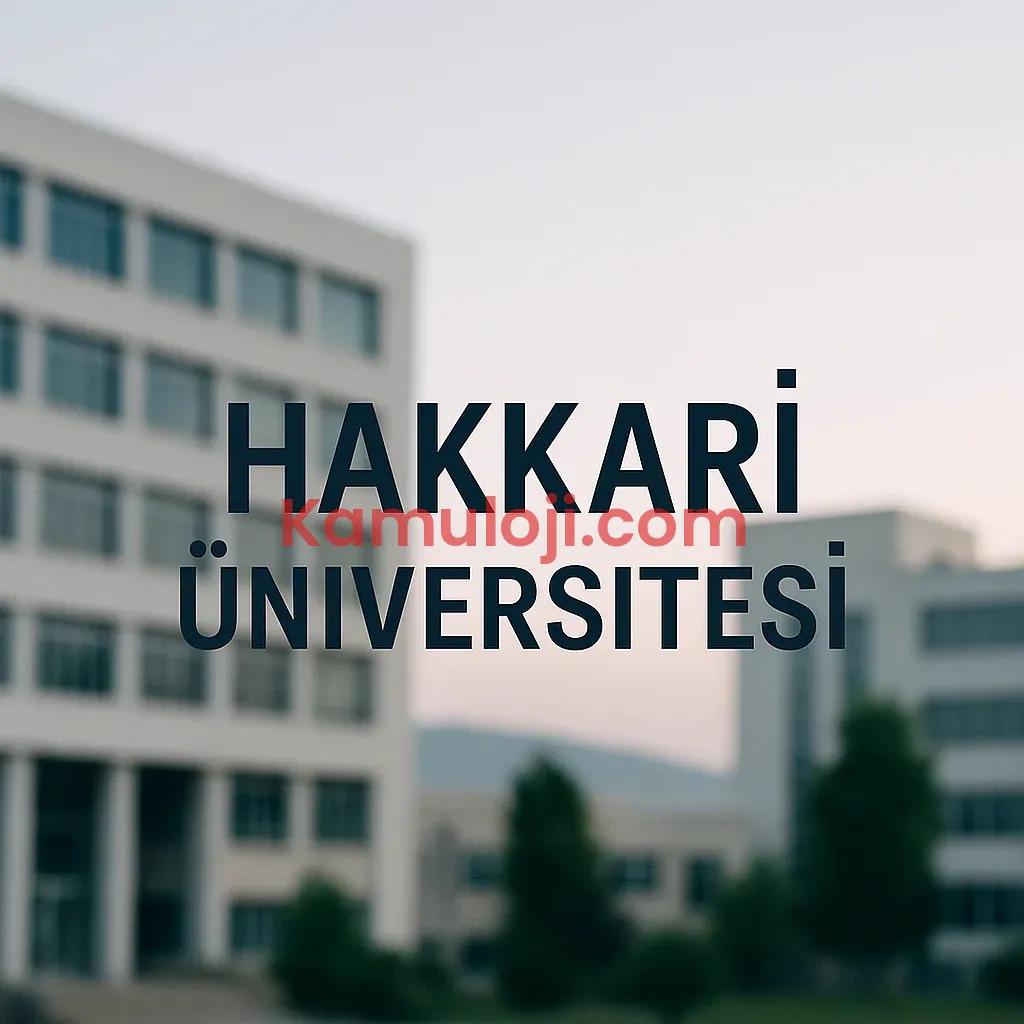Hakkari Üniversitesi (HÜ) Taban Puanları ve Başarı Sıralamaları