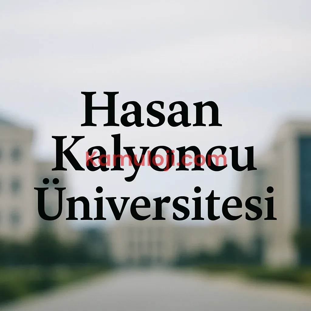 Hasan Kalyoncu Üniversitesi Taban Puanları ve Başarı Sıralamaları