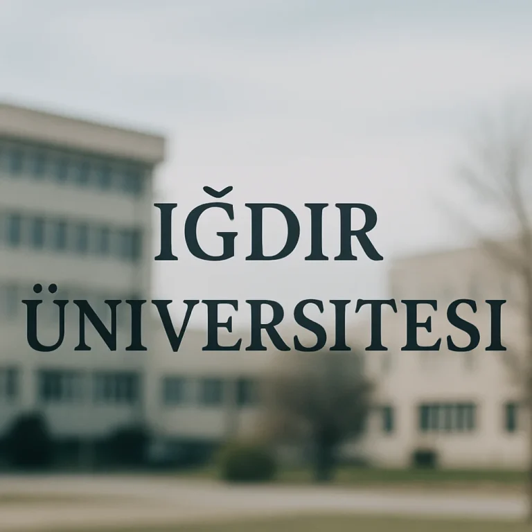 Iğdır Üniversitesi (IÜ) Taban Puanları ve Başarı Sıralamaları