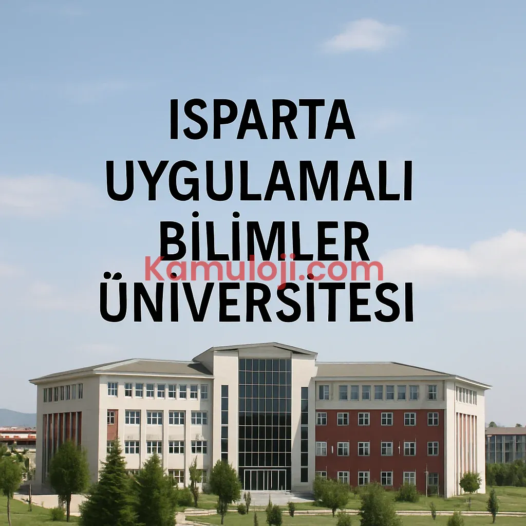 Isparta Uygulamalı Bilimler Üniversitesi (ISUBÜ) Taban Puanları ve Başarı Sıralamaları