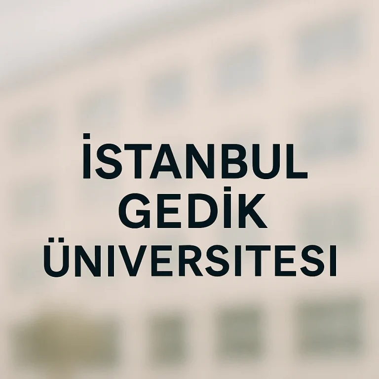 İstanbul Gedik Üniversitesi Taban Puanları ve Başarı Sıralamaları