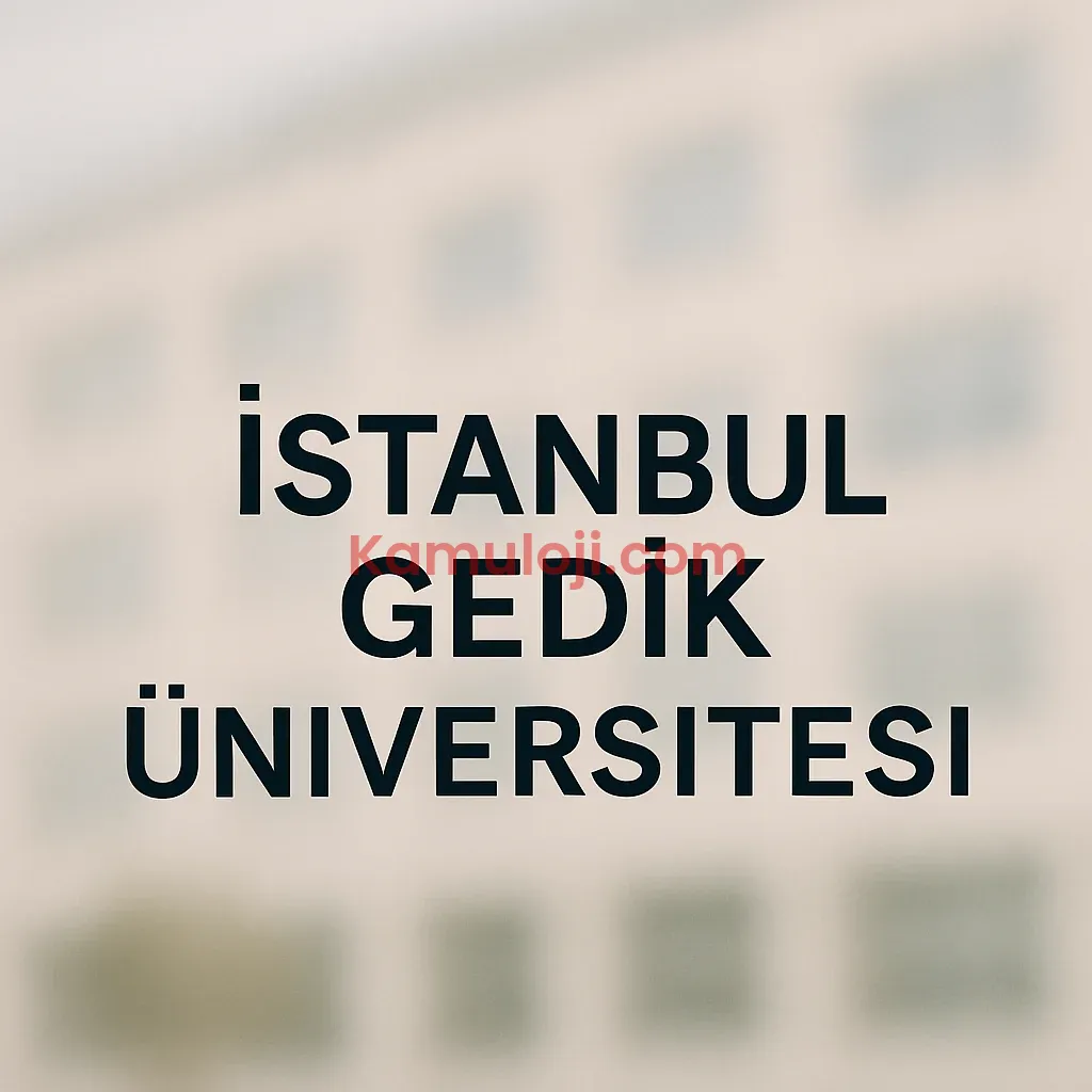 İstanbul Gedik Üniversitesi Taban Puanları ve Başarı Sıralamaları