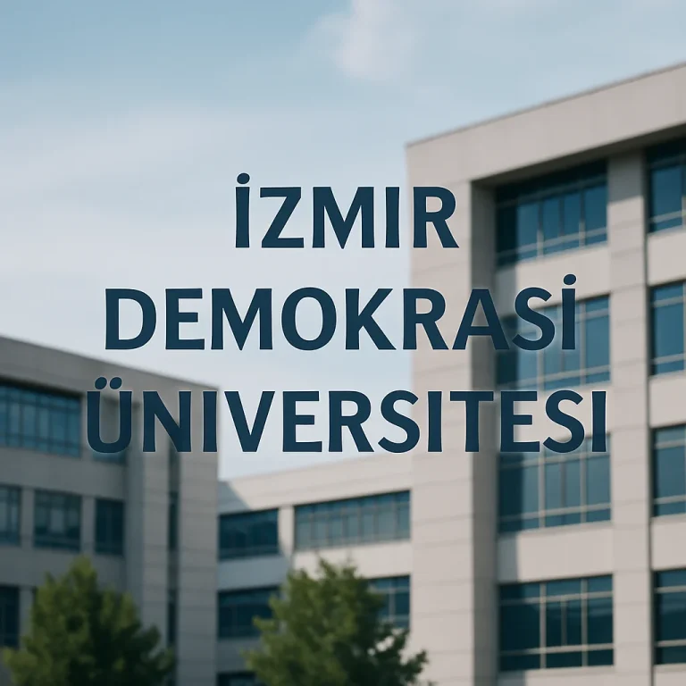 İzmir Demokrasi Üniversitesi Taban Puanları ve Başarı Sıralamaları