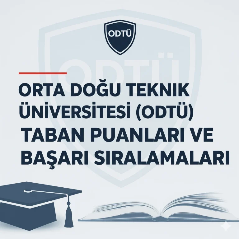 Orta Doğu Teknik Üniversitesi (ODTÜ) Taban Puanları ve Başarı Sıralamaları