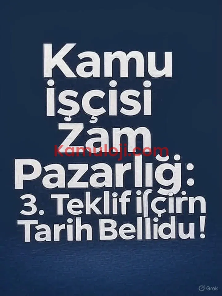 Kamu İşçisi Zam Pazarlığı 3. Teklif