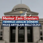 Memur Zam Oranları: Temmuz-Aralık Dönemi Maaş Artışları Belli Oldu!