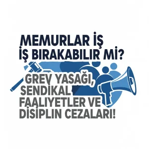 Memurlar İş Bırakabilir mi? Grev Yasağı, Sendikal Faaliyetler ve Disiplin Cezaları
