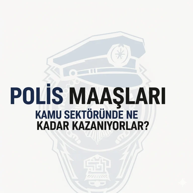 Polis Maaşları: Kamu Sektöründe Ne Kadar Kazanıyorlar?