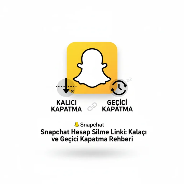 Snapchat Hesap Silme Linki: Kalıcı ve Geçici Kapatma Rehberi