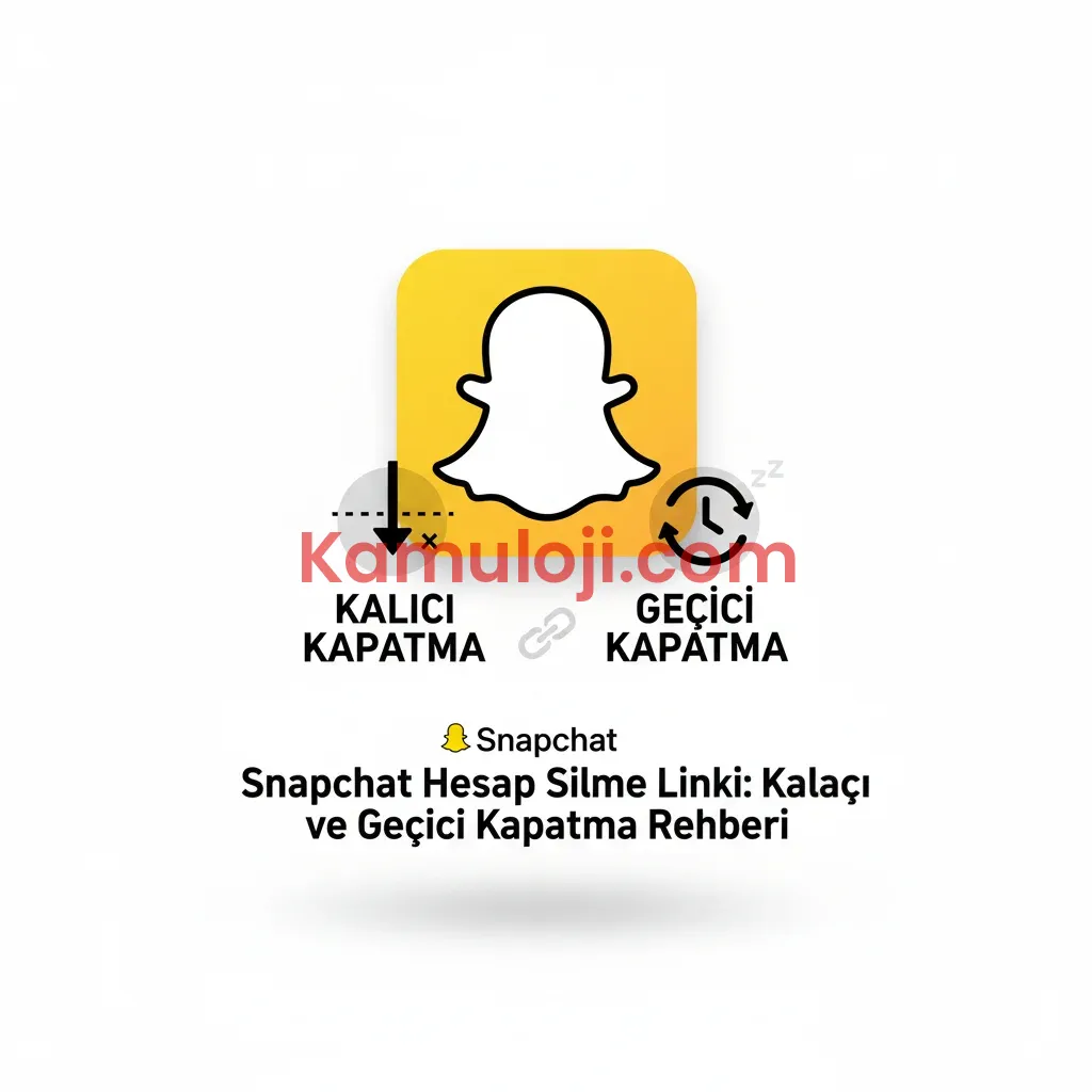 Snapchat Hesap Silme Linki: Kalıcı ve Geçici Kapatma Rehberi