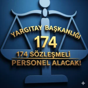 Yargıtay Başkanlığı 174 Sözleşmeli Personel Alacak!