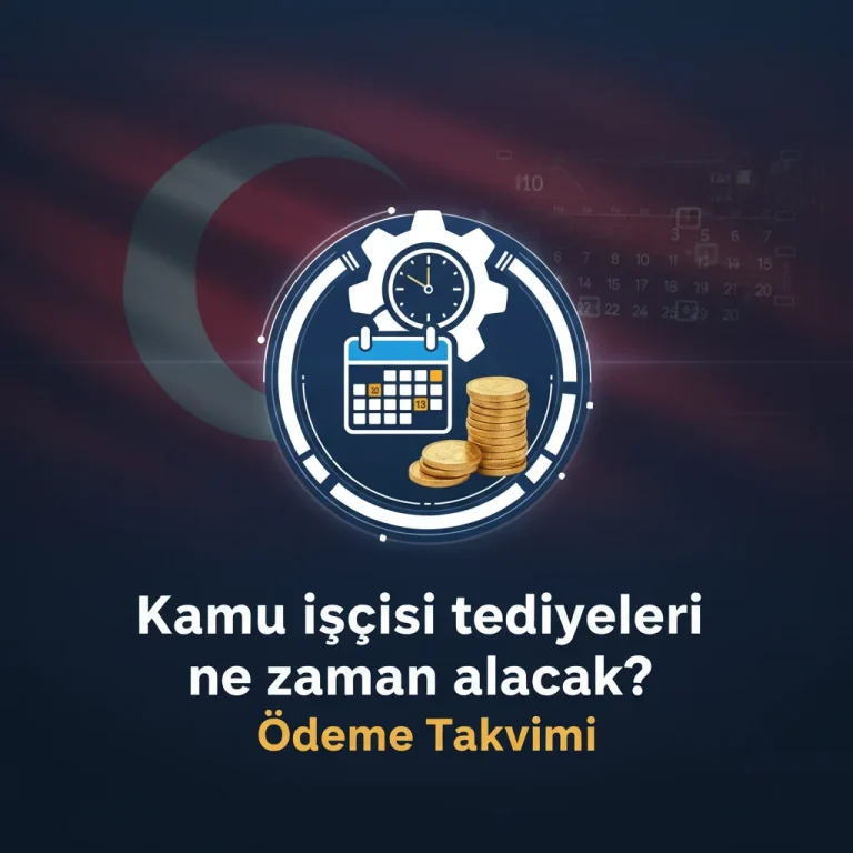 Kamu işçisi tediyeleri ne zaman alacak? Ödeme Takvimi