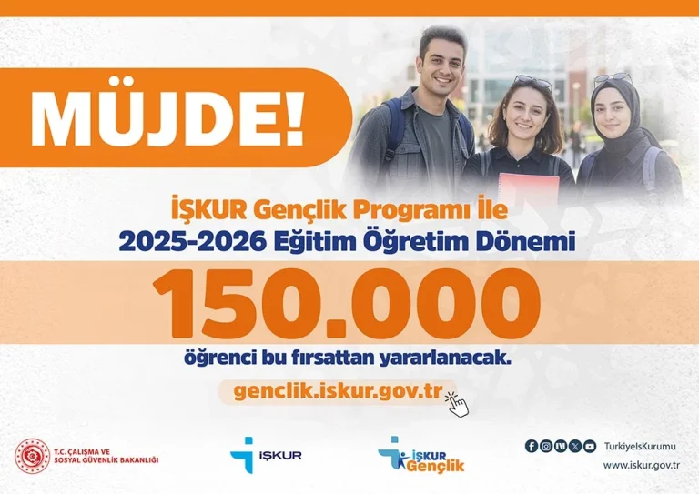 İŞKUR Gençlik Programı: 150.000 İş Kontenjanı