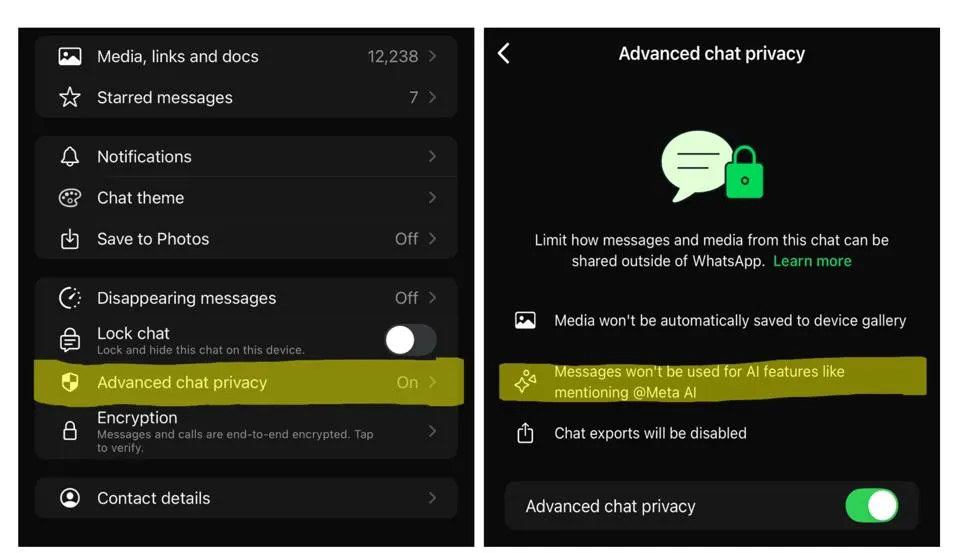 WhatsApp'ta Meta AI Nasıl Kaldırılır